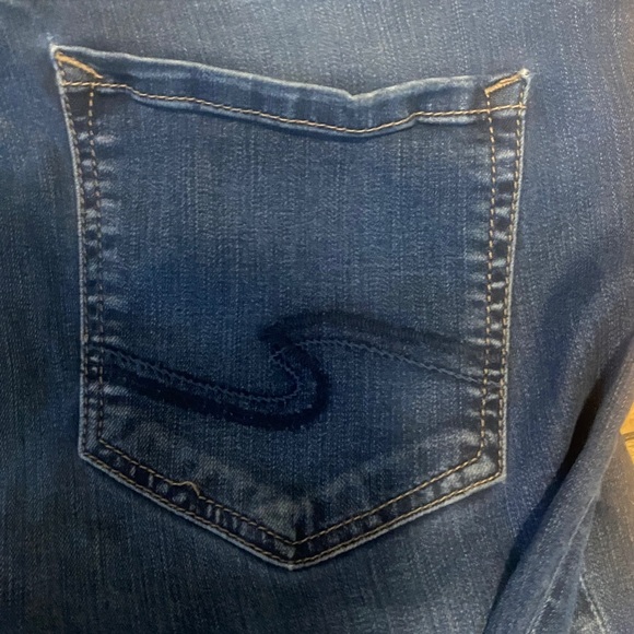 Silver pull on Jeans - Picture 5 of 6